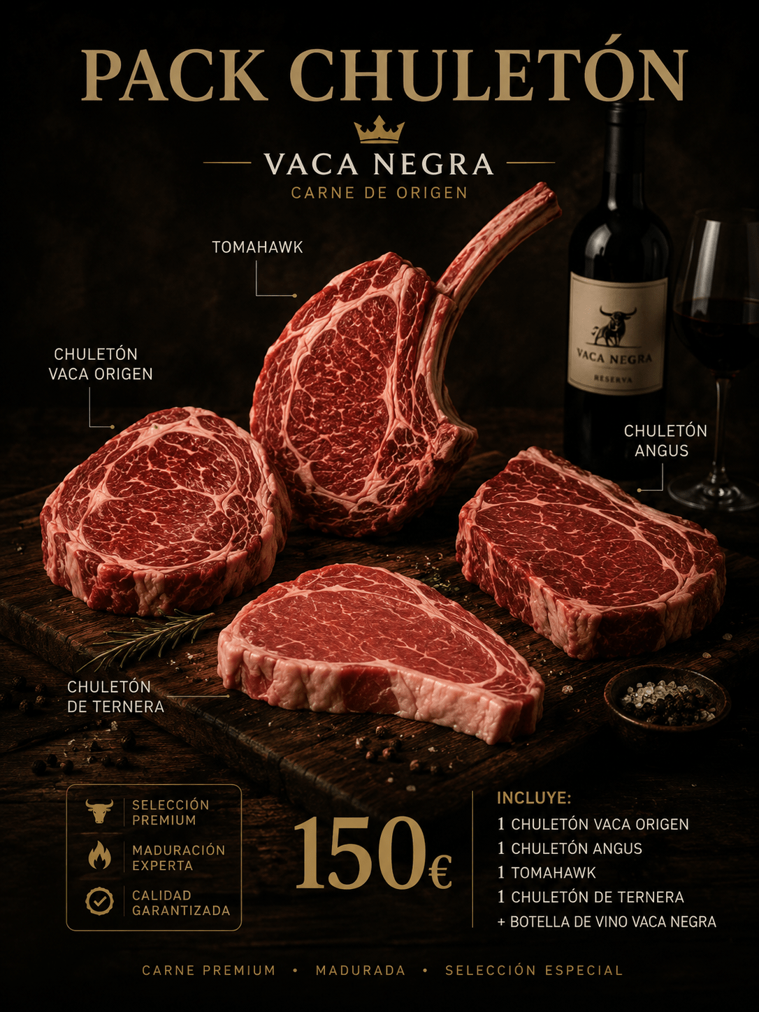 Barbacoa Chuletones - Vaca Negra