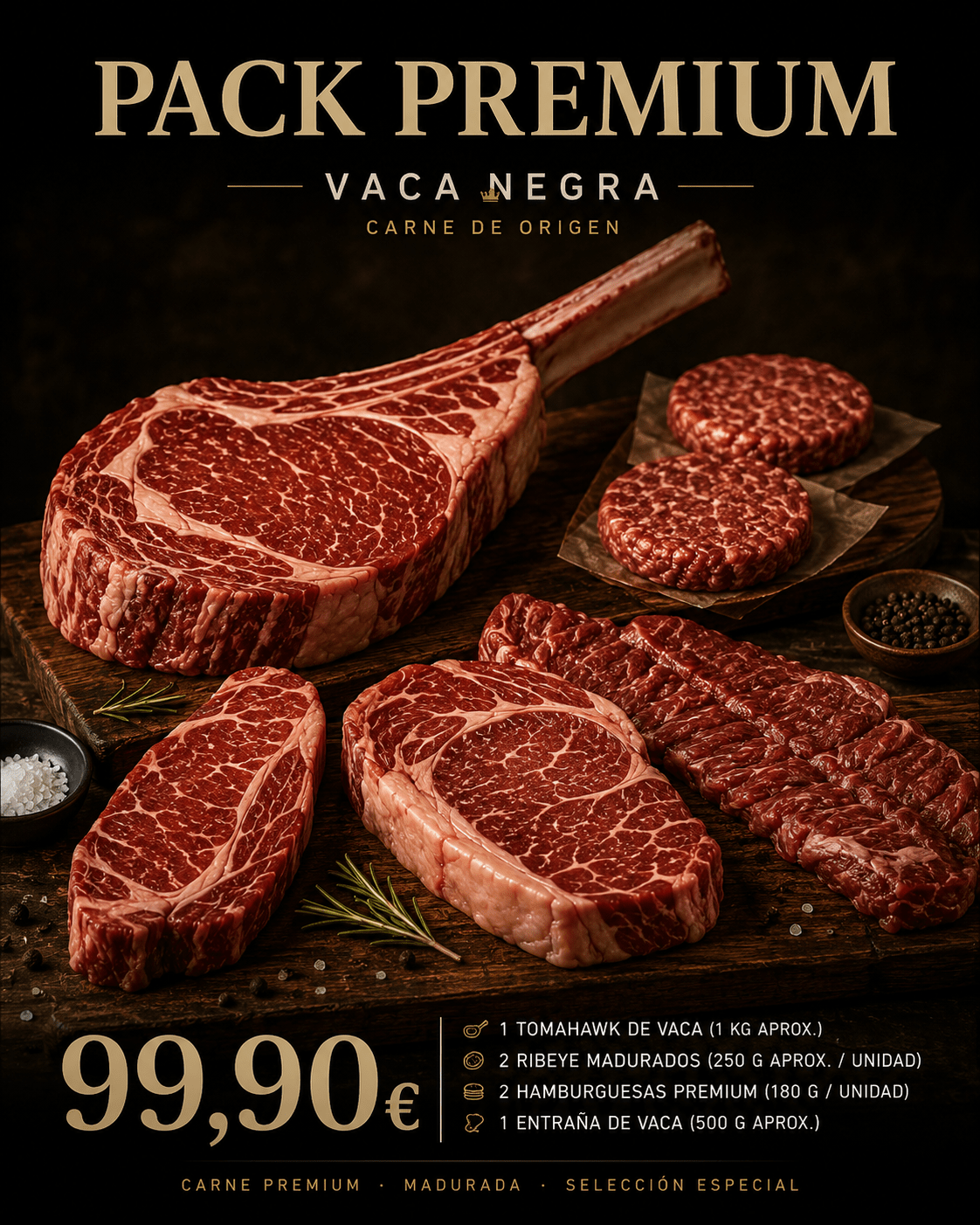 Barbacoa pack – VACA NEGRA 🔥 - Vaca Negra