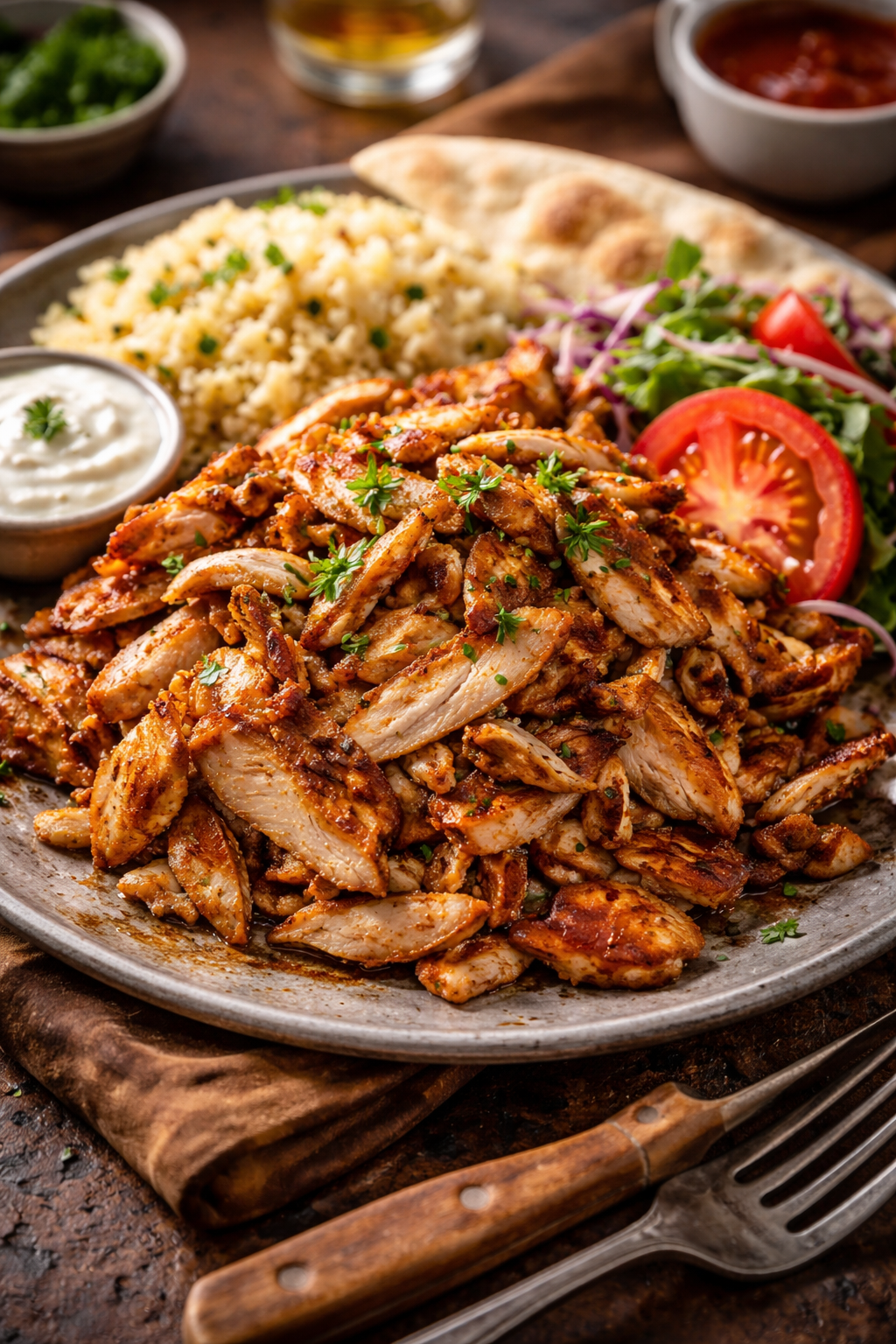 Carne de Kebab de Pollo - Vaca Negra