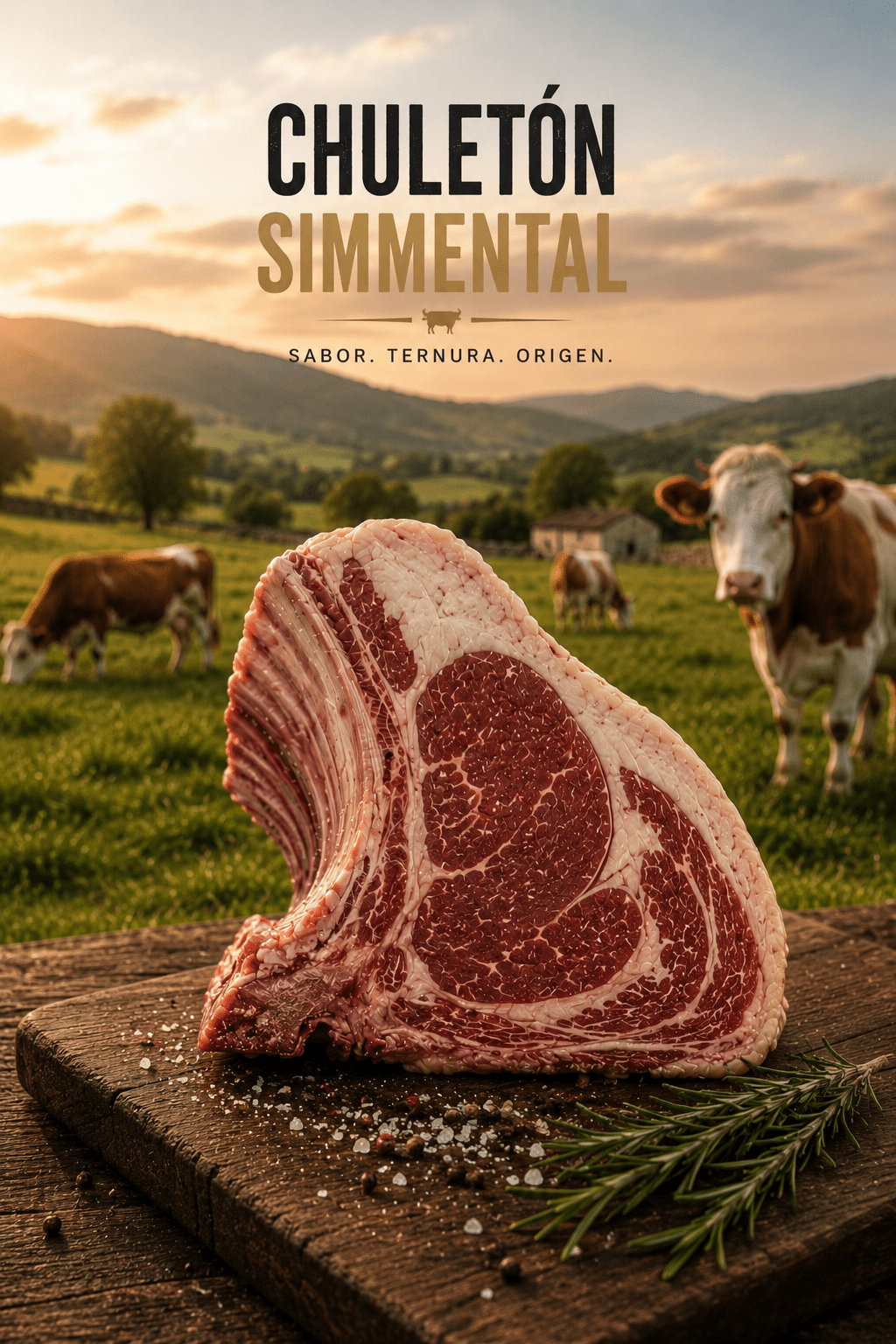Chuletón Simmental – OFERTA - Vaca Negra