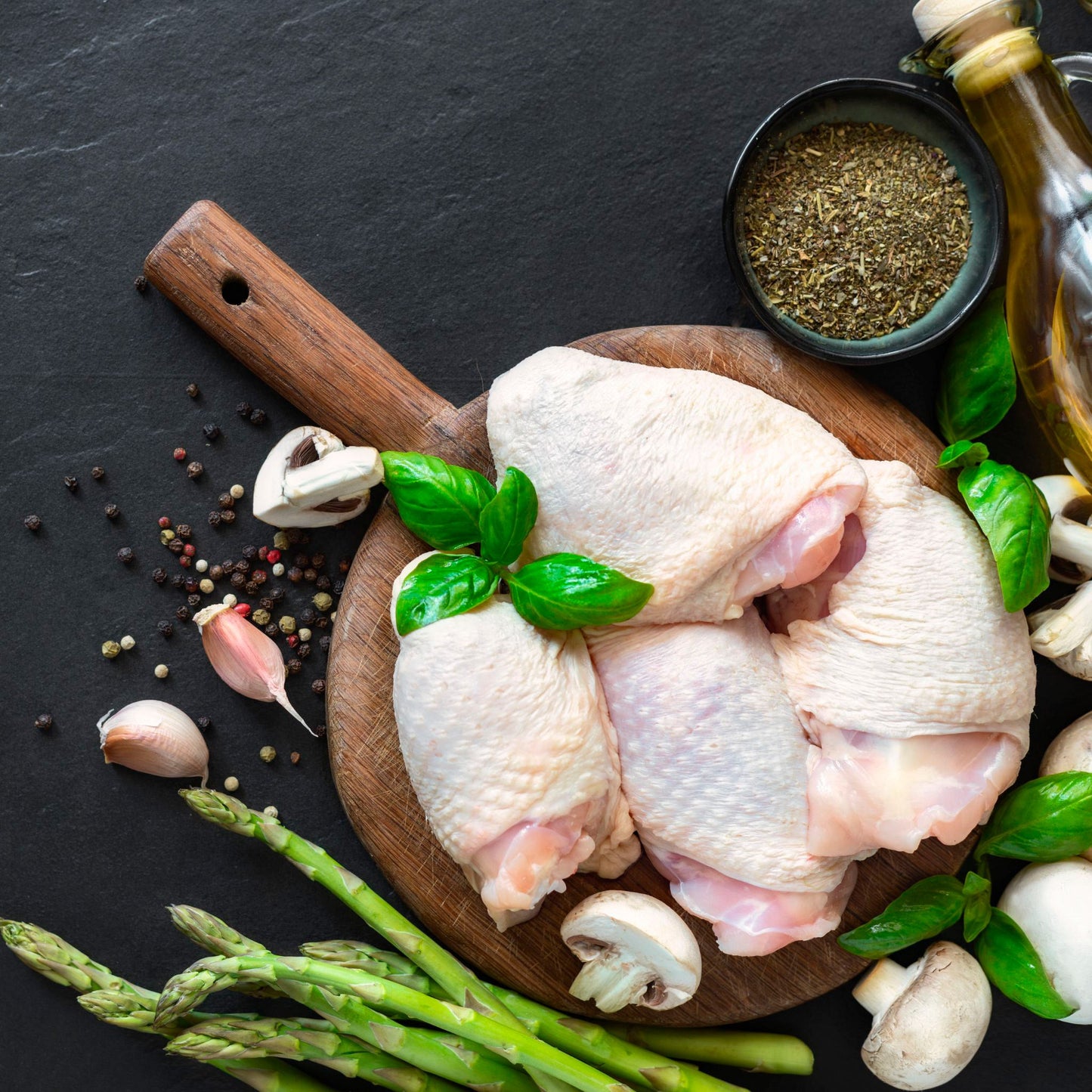 Contramuslos de Pollo Frescos – Jugosos, Tiernos y Llenos de Sabor - Vaca Negra