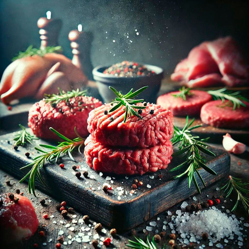 Hamburguesa de Ternera - PRECIO POR KG - Vaca Negra