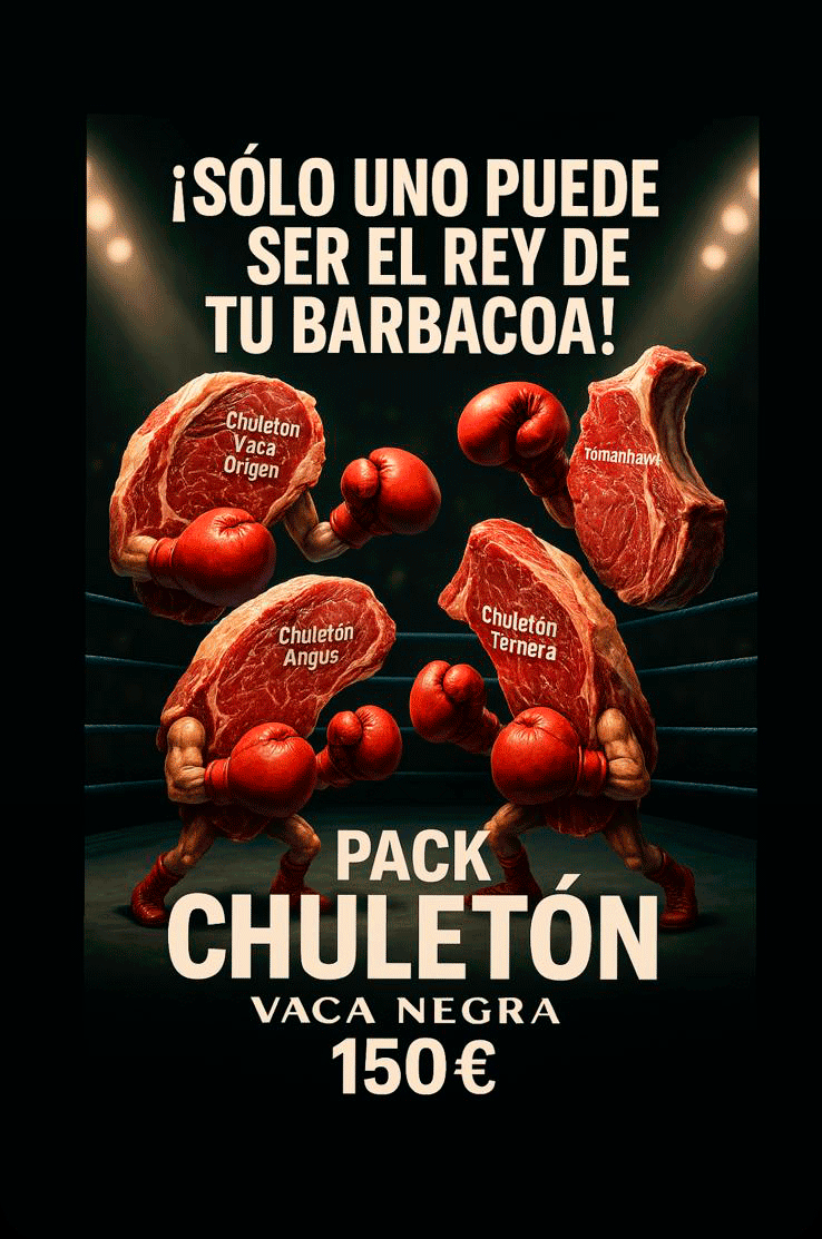 PACK BARBACOA VACA NEGRA