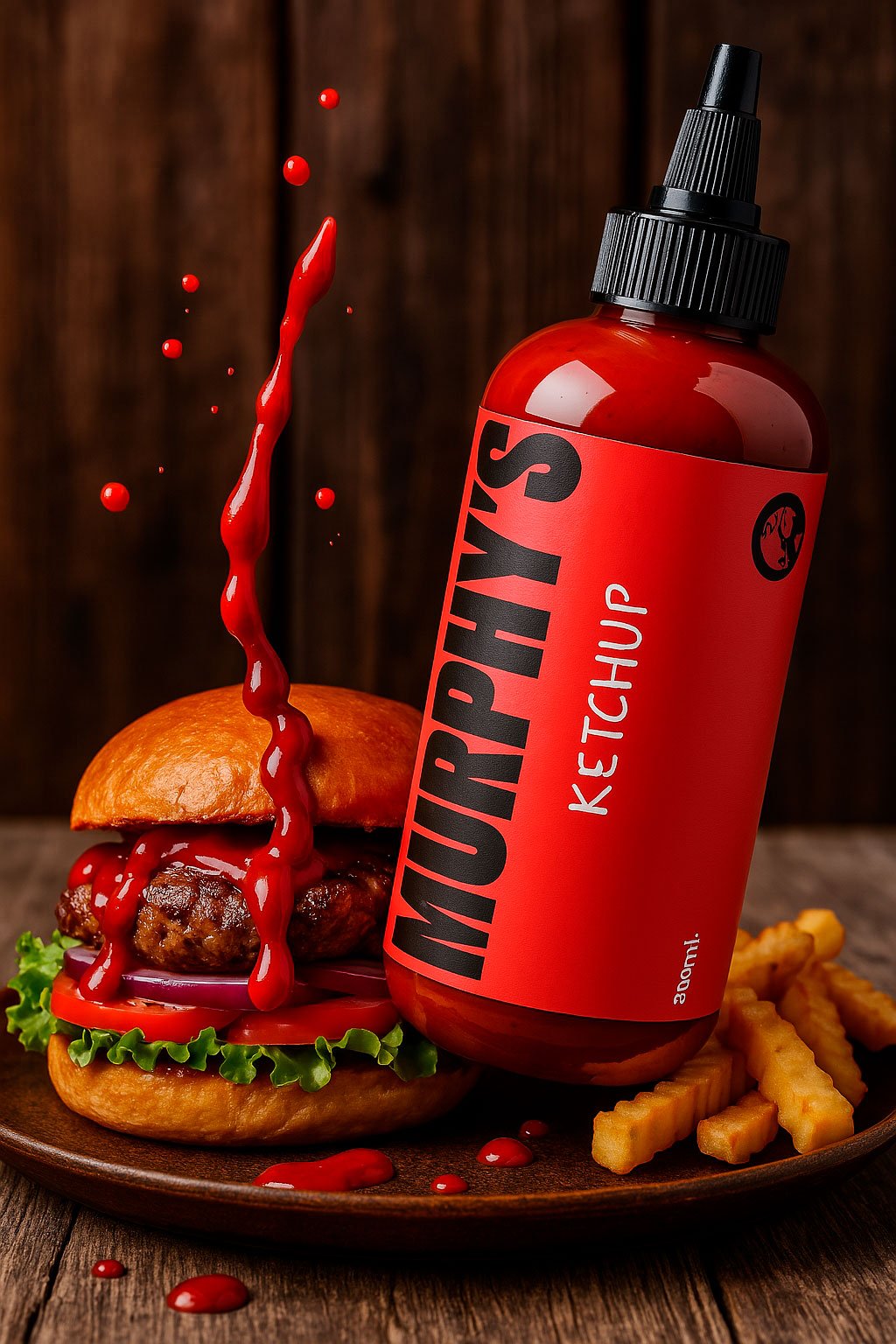 Salsa Ketchup - creaciones de Murphy’s - precio por unidad 300ml - Vaca Negra