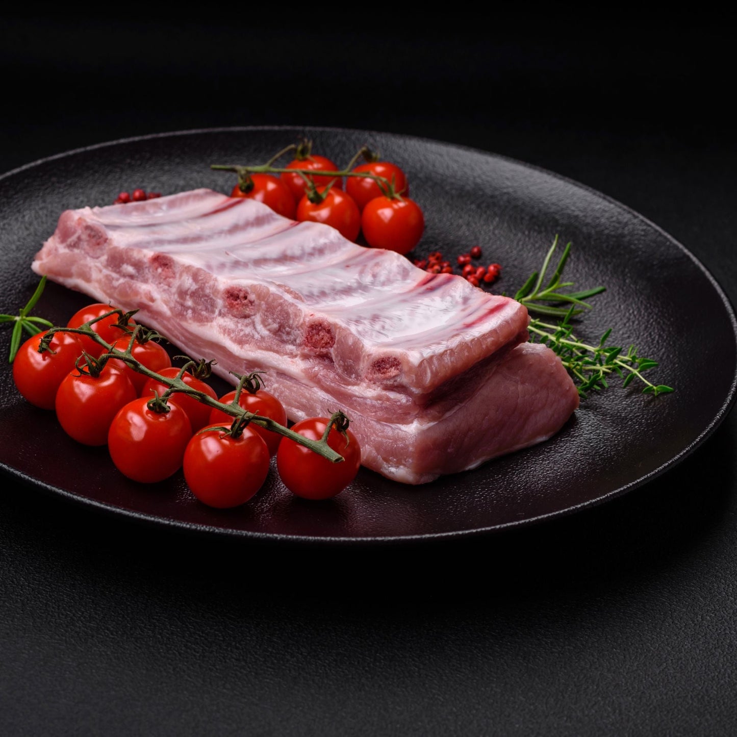 Tiras de Costillas de Cerdo – Sabor Intenso y Jugosidad Inigualable - Vaca Negra