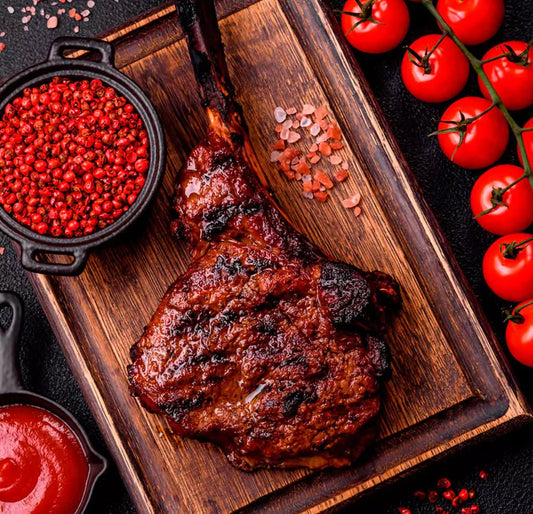Tomahawk de Ternera – El Corte Más Imponente y Sabroso - Vaca Negra